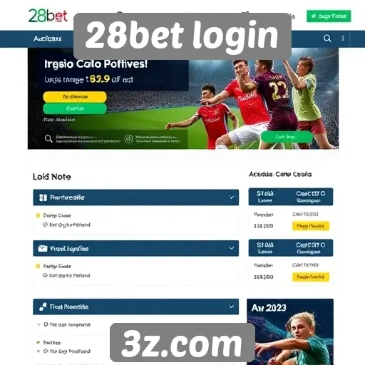 Facilidades de acesso no site 28bet login