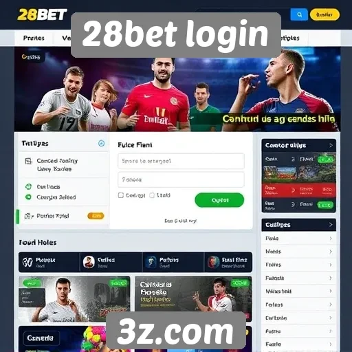 Experiência de usuário no site 28bet login